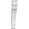 Ekena Millwork 6-in. W x 32-in. D x 36-in. H Olympic Architectural Grade PVC Knee Brace BRCP06X32X36OLY - alternate 6